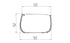 Blinde Design Stitch 125 Concrete Planter - Graphite Finish - BLD.1.P.STI.125.Y.GH